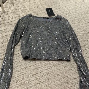 Sparkly long sleeve top!